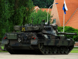 The Leopard 1A5 MBT of the Belgian Army in Action Photographic Print by Stocktrek Images 