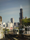 El' Train, Chicago, Illinois, USA Photographie par Walter Bibikow