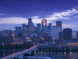 Skyline of Minneapolis, Minnesota, USA Photographic Print by Walter Bibikow