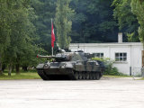 The Leopard 1A5 of the Belgian Army in Action Photographic Print by Stocktrek Images 