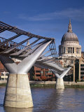 St. Paul's and Millennium bridge, London, England Photographic Print by Doug Pearson St. Paul's and Millennium bridge, London, England Photographic Print by Doug Pearson