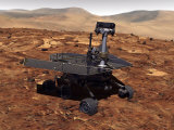 Artists Rendition of Mars Rover Photographic Print by Stocktrek Images 