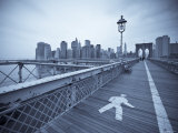 Manhattan and Brooklyn Bridge, New York City, USA Photographic Print by Alan Copson