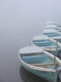 Boats on Lake, Wales Photographic Print by Peter Adams
