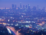 Dowtown La and Rt. 101, Los Angeles, California, USA Photographic Print by Walter Bibikow Dowtown La and Rt. 101, Los Angeles, California, USA Photographic Print by Walter Bibikow