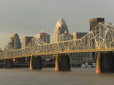 Clark Memorial Bridge, Louisville, Kentucky, USA Photographie par Walter Bibikow