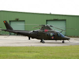 The Agusta A-109 Helicopter of the Belgian Army Lámina fotográfica por Stocktrek Images