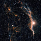 Witches Broom Nebula and Veil Nebula Photographic Print by Stocktrek Images 