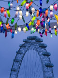 Millennium Wheel, South Bank, London, England Photographic Print by Walter Bibikow