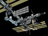 Computer Generated Image of the International Space Station Photographic Print by Stocktrek Images 