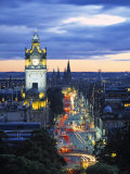 Princes St., Calton Hill, Edinburgh, Scotland Photographic Print by Doug Pearson