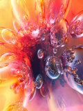 Abstract Vibrant Colorful Bubbles Impressão fotográfica Abstract Vibrant Colorful Bubbles Impressão fotográfica