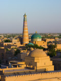 View over Old Town of Khiva, Uzbekistan Photographic Print by Michele Falzone