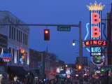 BB King's Club, Beale Street Entertainment Area, Memphis, Tennessee, USA Photographic Print by Walter Bibikow