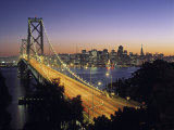 Oakland Bay Bridge, San Francisco, California, USA Fotografie-Druck von Walter Bibikow