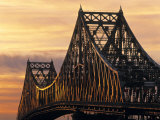 Jacques Cartier Bridge, Montreal, Quebec, Canada Photographie par Walter Bibikow