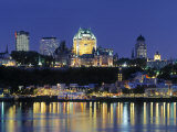 Chateau Frontenac, Quebec City, Quebec, Canada Photographie par Walter Bibikow