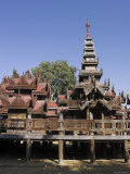 Youqson Kyaung, Salay, Bagan Region, Myanmar Photographic Print by Jane Sweeney