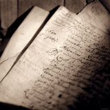 Detail of Manuscript Photographic Print by Edoardo Pasero