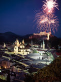 Salzburg, Austria Photographic Print by Walter Bibikow