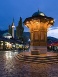 Sebilj, Bascarsija District, Sarajevo, Bosnia and Herzegovina Photographic Print by Gavin Hellier