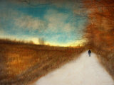 Lonely Autumn Path Photographic Print by Robert Cattan