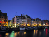 Nyhavn Harbour, Copenhagen, Denmark Photographic Print by Jon Arnold