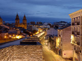 Roman Walls and Cathedral, Lugo, Galicia, Spain Photographic Print by Alan Copson