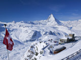 Gornergrat Mountain, Zermatt, Valais, Switzerland Photographic Print by Walter Bibikow