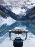 Lake Louise, Coin Operated Binoculars, Banff National Park, Alberta, Canada Photographic Print by Gavin Hellier
