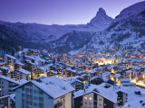 Zermatt, Valais, Switzerland Photographic Print by Walter Bibikow