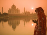 Taj Mahal, Agra, Uttar Pradesh, India Fotografie-Druck von Doug Pearson