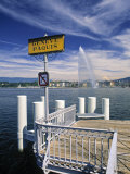 Jet d'Eau, Geneva, Switzerland Photographic Print by Jon Arnold