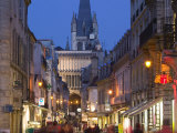 Rue Musette and Eglise Notre Dame, Dijon, Burgundy, France Photographic Print by Walter Bibikow