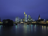 Financial District and Frankfurt Skyline, Germany Photographic Print by Jon Arnold