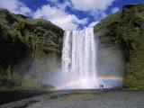 Skogafoss Waterfall, Iceland Photographie par Jon Arnold