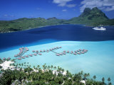 Pearl Beach Resort, Bora Bora, French Polynesia Lámina fotográfica por Walter Bibikow Pearl Beach Resort, Bora Bora, French Polynesia Lámina fotográfica por Walter Bibikow