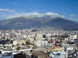 Pichincha Volcano and Quito Skyline, Ecuador Photographic Print by John Coletti