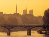 Pont Des Arts, River Seine, Paris, France Photographie par Jon Arnold