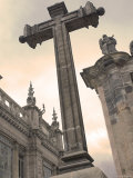 Stone Cross, Church La Compania de Jesus, Quito, Ecuador Photographic Print by John Coletti
