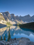 Moraine Lake and Valley of Peaks at Sunrise, Banff National Park, Alberta, Canada Photographic Print by Michele Falzone