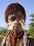 Hamer Woman, Hamer Tribe, Lower Omo Valley, Southern Ethiopia Photographic Print by Gavin Hellier