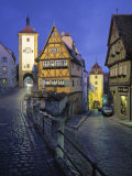 Rothenburg Ob Der Tauber, Bavaria, Germany Photographic Print by Walter Bibikow