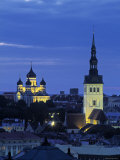 Skyline of Old Town, Tallinn, Estonia Photographic Print by Jon Arnold