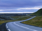 Road in Iceland Photographic Print by Jon Arnold
