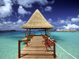 Matira Point, Bora Bora, French Polynesia Fotografie-Druck von Walter Bibikow