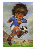 Footballer Boy Poster