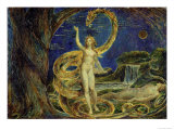 Eve Tempted by the Serpent reproduction procédé giclée par William Blake