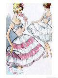 1960's Womens Lingerie Print