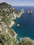Faraglioni Rocks, Capri, Campania, Italy Photographic Print by Walter Bibikow